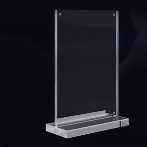 [Hot Item] Sign Holder Acrylic Holder Magnetic, A5 Insert Size Portrait Advertising Standsmenu Holders & Stands for Tables Single Sided Sign Holders