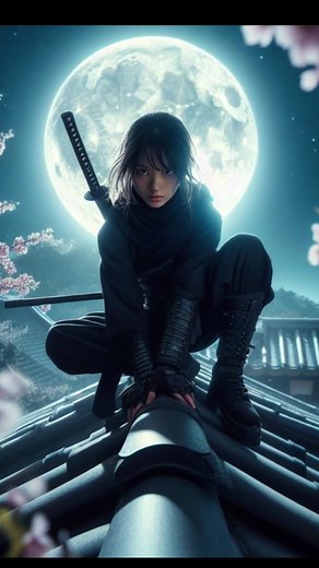 #ninja #桜 #samuraigiri #japaneseculture #fyp #aiart #kunoichi