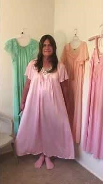 Crossdresser Paulette in women’s lingerie video.