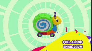 The Learning Journey Early Learning - Pull Along Snail Drum - Educational Instrument Toy - Toddler Toys & Gifts for Boys & Girls Ages 18 Months and Up