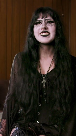 Scary goth gets a Latina baddie makeover... 👀 🔥 #ytshorts #transformed #makeover #goth #baddie