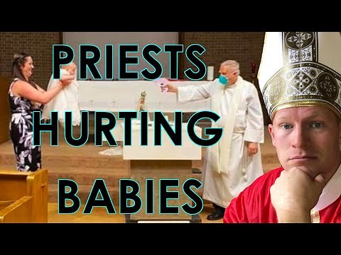 Compilation video of priests abusing babies during baptism.