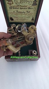 Antique Maritime Nautical Sextant Vintage Marine Astrolabe Ship's Instrument With Wooden Box J. Scott London Brass Ship Sextant - Navy Gift - Etsy