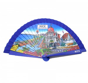 [Hot Item] High-Quality Promotional Gift Hand Fan Wood Ribs/Plastic Ribs Spanish Hand Fan