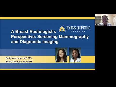 A Breast Radiologist’s Perspective: Screening Mammography and Diagnostic Imaging Webinar