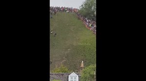 Exclusive- Flying man steals the show with over  21M views at Gloucester Cheese Rolling 2025