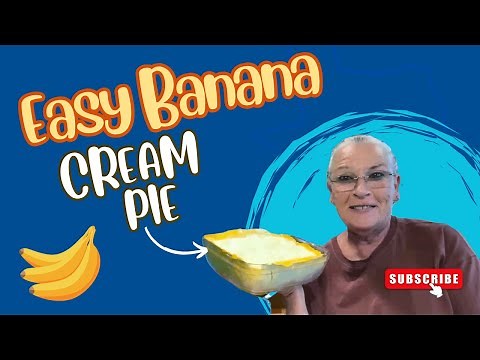 Easy Banana Cream Pie Recipe from Scratch | Homemade Whipped Cream Topping