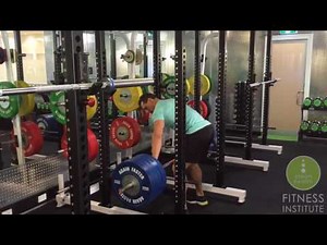 CHFI Education Manager Stefan Ianev Doing 220kg Snatch Grip Rack Pulls