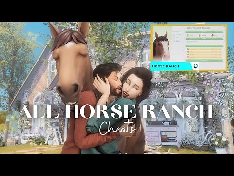 Sims 4 Horse Ranch Cheats: Maxing Out ALL Skills | Complete Tutorial