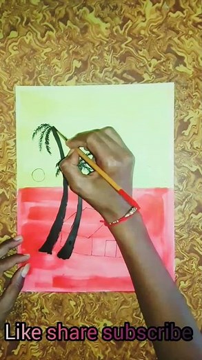 🎨How to draw beautiful drawing 👌👌💗💖#drawing # shorts # pkdrawingarts