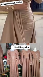 2.8K views · 21 reactions | Inspirasi contoh model #sewing #tipdantrik #idekreatif #sewingmemotonggaundraping #tutorialmemotong #tutorialmenjahit #zulfakafiumazidah | Zulfa Kafiu Masidah | Facebook