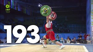 Heaviest Clean & Jerk from the Women at the 2014 Worlds! 193kg Clean & Jerk *World Record* by Tatiana Kashirina | International Weightlifting Federation
