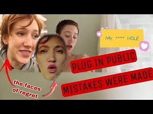 @N@L PLUG ALMOST FALLS OUT IN PUBLIC!