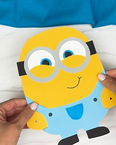 💛 Minion Craft For Dad ✂️ Grab the template on the blog | Simple Everyday Mom