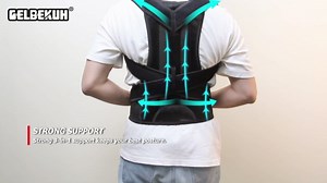 Back Brace Posture Corrector for Men and Women Adjustable Back Support Belt for Lumbar Support and Upright Back Straightener Hunchback Corrector Posture Improve and Back Pain Relieve, Small