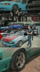 1.7K views · 58 reactions | Is it worth turning a brand-new 1993 Cobra into a racecar? 樂 #latemodelresto Full garage walkthrough is up on our channel! Head there to see more! | https://youtu.be/rh1oAWFjxDE | Late Model Restoration | Facebook