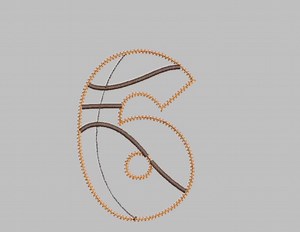 Basketball Machine Embroidery Numbers Applique - Custom Designs -1771 - Etsy