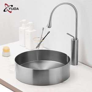 [Hot Item] Contemporary Round Single Bowl Stainless Steel Kitchen Sink for Modern Homes