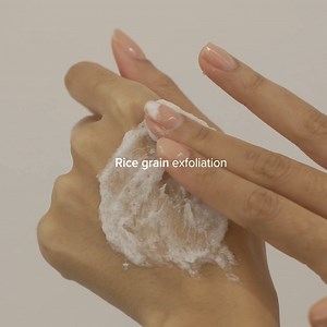 Rice for your smoother and evener skin  Rice Mask gently exfoliates...