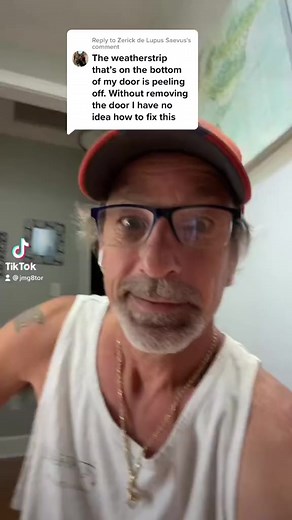 Replying to @Zerick de Lupus Saevus replace weatherstrip on bottom of door #jmg8tor #reels #fbreels #fyp #foryou | Jmg8tor
