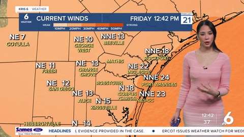 Friday Afternoon Forecast with Zuleika