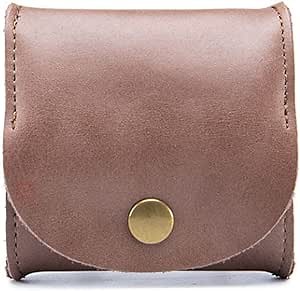 Amazon.com: Huyfoig Leather Coin Pouch - Leather Coin Purse Snap Closure - Purse Wallet for Men & Women Handmade Vintage Gift, Brown : Clothing, Shoes & Jewelry