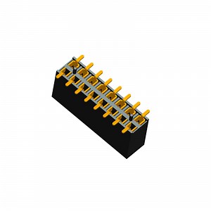 [Hot Item] Fpic Factory 20mm Pitch 2X4 Round Pin Header Connector 2.54mm Double Row Female Pin Header