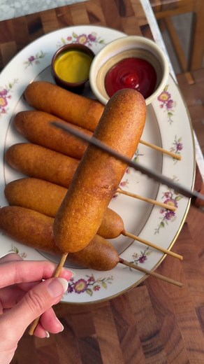Corn Dogs Recipe: Buttermilk Pancake Batter Corn Dogs