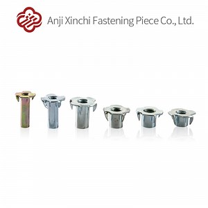 [Hot Item] M3-M12 Stainless Steel Furniture 4 Prong Wood Insert Four Claw T Nuts