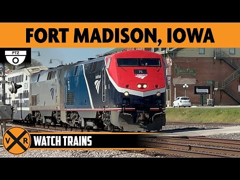 Fort Madison, Iowa, USA | LIVE Train Camera (PTZ)