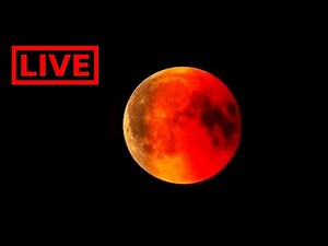 LIVE Lunar Eclipse today - Beautiful Real Video | 16-17 July 2019
