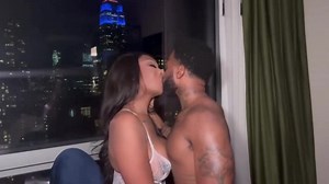 Ebony tranny with huge jugs getting her shecock worshiped | aShemaleTube