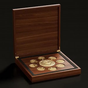 [Hot Item] Luxury Competition Medal Holder Box Soldier Medal of Honor Storage Cases Valuable Badge Packaging Wooden Presentation Box