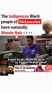 The Indigenous Black people of Melanesian have naturally Blonde Hair .. Comment "VOTA" to unlock instant access to our exclusive Voice of the Ancestors platform—your gateway to untold Black history stories, empowering financial strategies, and powerful weekly podcast episodes. Plus, when you subscribe, you’ll receive a FREE copy of our bestselling eBook, "30 Black Wallstreets the Mainstream Media NEVER Told You About." Don’t miss out—join the movement today! | Voice of the Ancestors