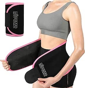 MIZATTO Sweat Band Waist Trainer, Neoprene Sweat Belt Slimming Waist Stomach Wraps
