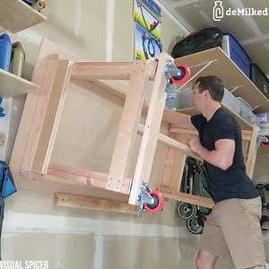 573K views · 4.3K reactions | Watch this guy create an amazing foldable wall mounted table | DeMilked | Facebook