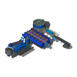 High-Efficiency Gold Ore Processing Plant for 5-20 Tons