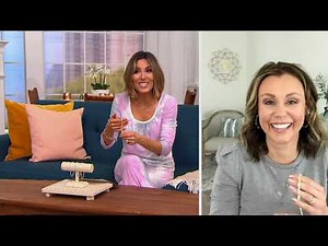 Diamonique Everyday Floral Tennis Bracelet Sterling Silver on QVC