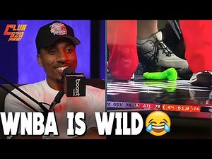 Jeff Teague REACTS to DILDO thrown on court during WNBA game | Club 520