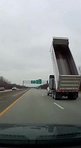 701K views · 498 reactions | Dash Cam Captures Dump Truck Driving...