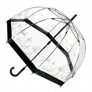 [Hot Item] Custom Logo Adult Umbrella Transparent with Printing Outdoor Umbrellas