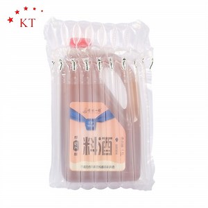 [Hot Item] OEM/ODM Factory Bubble Cushion Wrap Air Column Bags Custom Logo Protective Film Packaging for Milk Can & Wine Bottle