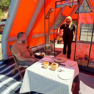 4.7K views · 115 reactions | Luxury Camping with Our Bungalow Tent ️✨ #LuxuryCamping #BungalowTent #OutdoorLuxury #GlampingExperience | Mountains Camping | Facebook