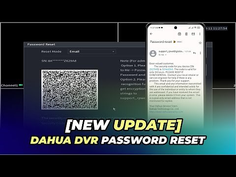 Dahua DVR Password Reset | How to Reset Dahua DVR Admin Password