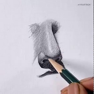 1.8M views · 20K reactions | Easy Realistic Nose Drawing Tips❤️ | Vkartbox | Facebook