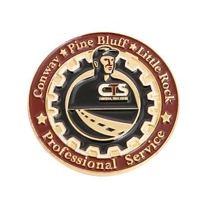 [Hot Item] Custom Metal Enamel Souvenir Logo Challenge Coin No Minimum Order