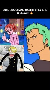 Zoro in Bleach goes absolutely CRAZY!🗡️🔥#onepiece #bleach #zoro #sanji #nami #animeedit#artstyleswap