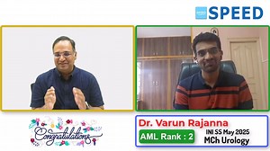 Dr. Varun Rajanna, who secured AML Rank 2 in MCh Urology – INI SS May 2025 Greetings From SPEED Dear Doctor ,🩺 Speed learning app Provides INI - SS and NEET SS DM / MCH App based courses for Super speciality Exams. ⚕️ Course Duration : 3 Years /2 Years /1 Years/6 Months/3 Months ⚕️ Features 🎥 Lecture Videos are Conducted by Super Speciality wise Expert faculty Members. * Classes will be ONLINE LIVE Interactive session on recent edition of Super speciality text Books . * MCQ’s Discussion –Topic