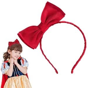 Bow Headband Burgundy Bow Headbands for Women and Girls Costumes for Girls Snow White Costume