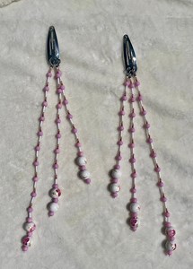 AUTHENTIC OJIBWE Wild Summer Rose BEADED Barrettes - Etsy Canada
